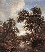 Jacob van Ruisdael Sunrise in a Wood china oil painting reproduction